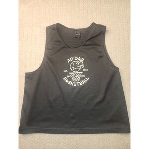 Adidas Basketball Tank Top Kids‎ Black Sleeveless Hoop As One Est 1970